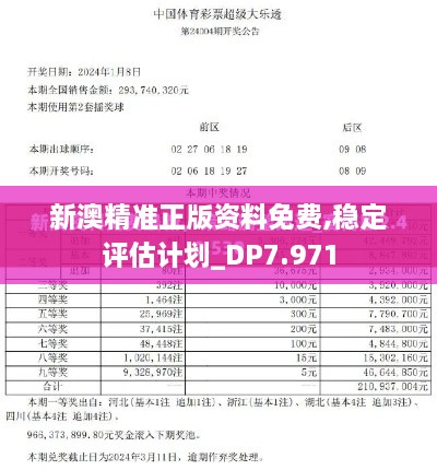 新澳精准正版资料免费,稳定评估计划_DP7.971