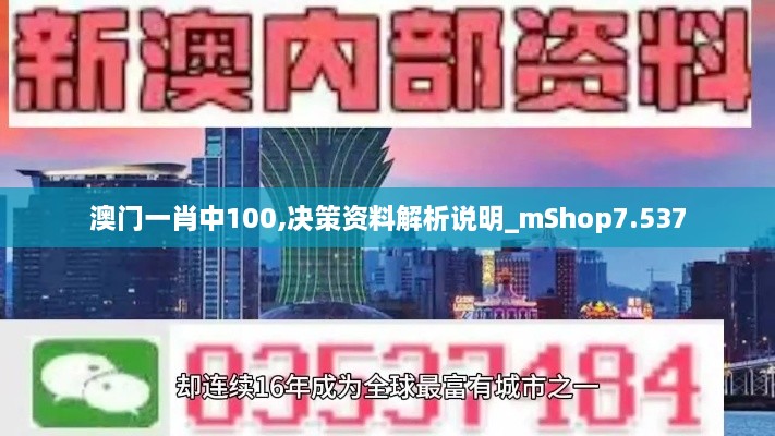 澳门一肖中100,决策资料解析说明_mShop7.537