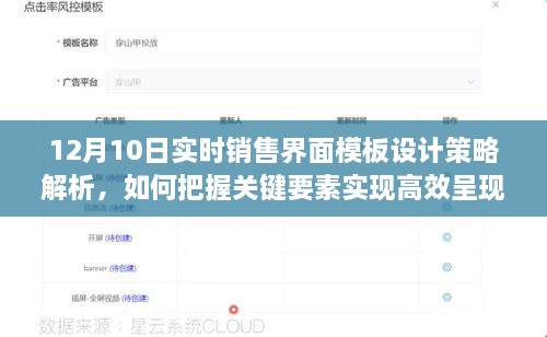 12月10日实时销售界面模板设计策略深度解析，高效呈现的关键要素把握