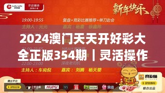 2024澳门天天开好彩大全正版354期｜灵活操作方案设计