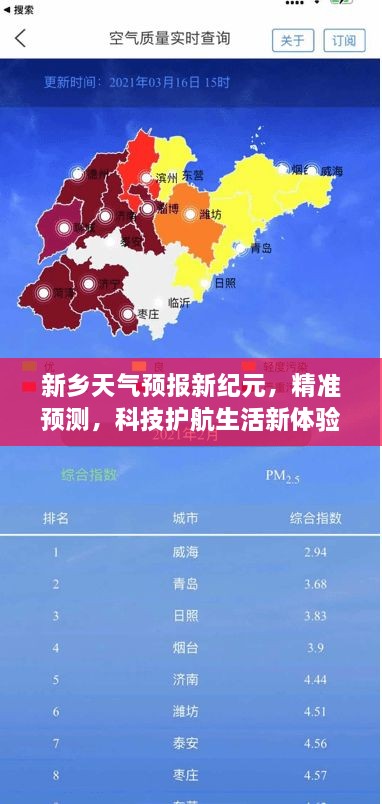 新乡天气预报新纪元，精准预测，科技引领生活新体验