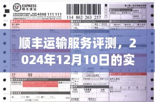 顺丰运输服务评测与实时进度解析——2024年12月10日报告