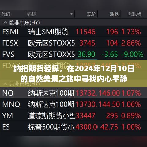 纳指期货轻探与心灵自然之旅，在美景中寻找内心平静（2024年12月10日）