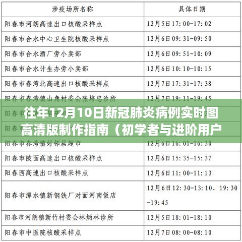 往年12月10日新冠肺炎病例实时图高清版制作指南，初学者与进阶用户必备