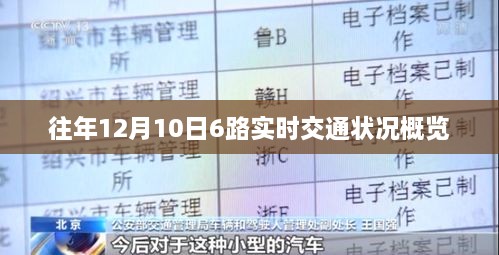 往年12月10日6路交通实时概览