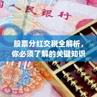 股票分红交税全解析，你必须了解的关键知识点