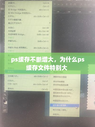 ps缓存不断增大，为什么ps缓存文件特别大 