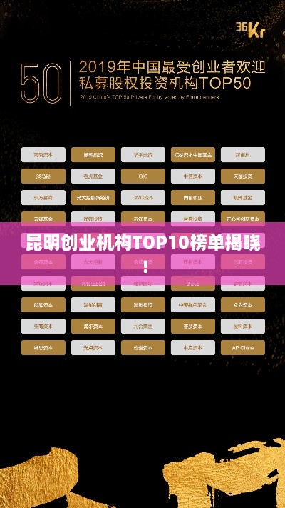 昆明创业机构TOP10榜单揭晓！