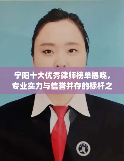 宁阳十大优秀律师榜单揭晓，专业实力与信誉并存的标杆之选