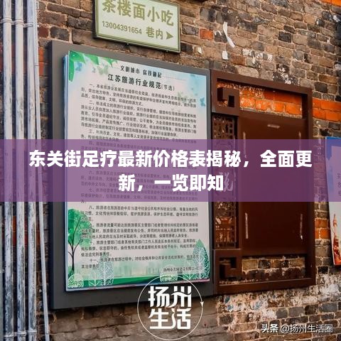 东关街足疗最新价格表揭秘，全面更新，一览即知