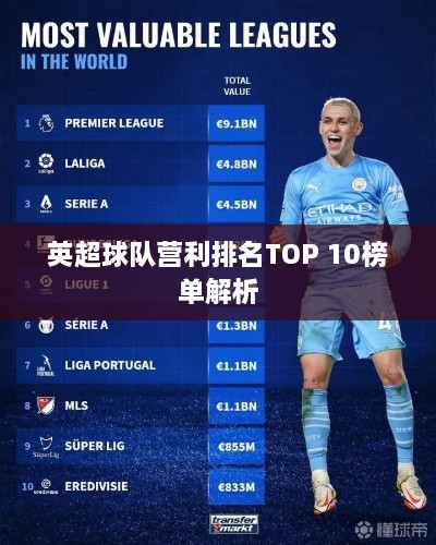 英超球队营利排名TOP 10榜单解析