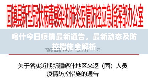 喀什今日疫情最新通告，最新动态及防控措施全解析