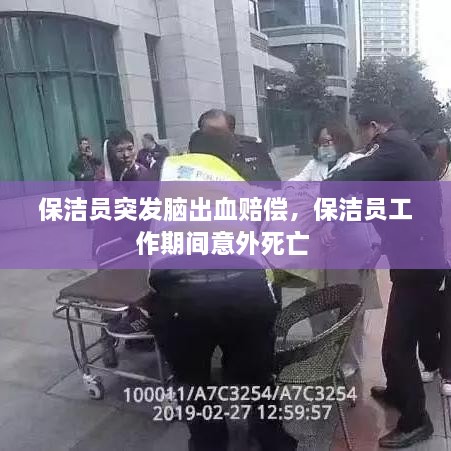 保洁员突发脑出血赔偿，保洁员工作期间意外死亡 